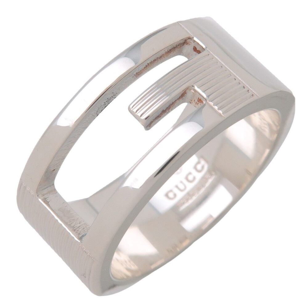 Gucci Cut Out G Ring Sterling Silver
